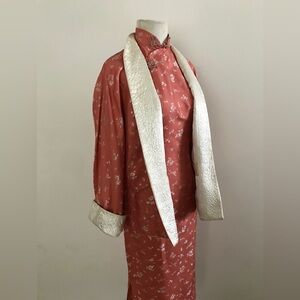 1950s cheongsam with matching jacket